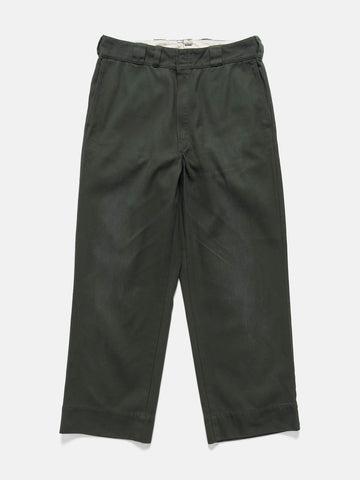 Flat shot of the ULIKELY Skater's Work Pants in Green
