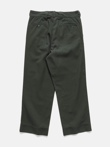 Falt shot of the back of the ULIKELY Skater's Work Pants in Green