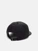 Rear Shot in studio of the UNLIKELY Team Cap in Black with adjustable back strap