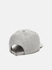 Rear Shot in studio of the UNLIKELY Team Cap in Gray with adjustable back strap
