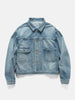 Unlikely Time Travel Trucker Jacket  1977 Wash, Jackets