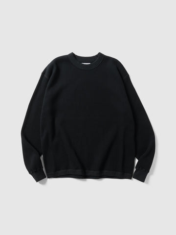 Unlikely Wild Thermal Crew Black, Sweatshirts