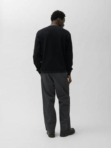 Unlikely Wild Thermal Crew Black, Sweatshirts