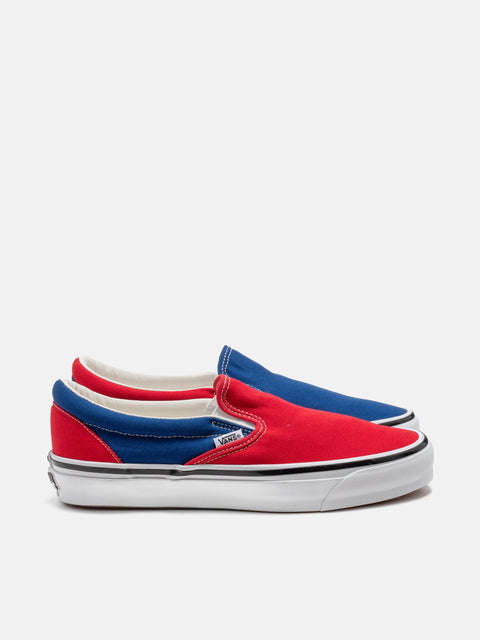 Vans x Engineered Garments OTW Classic Slip-On 98 Red/Navy, Sneakers