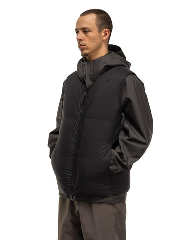 Veilance Conduit Down Vest Black, Outerwear