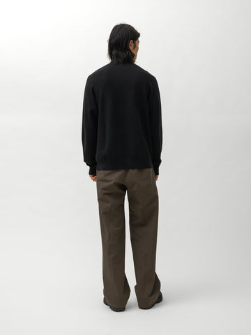 Veilance Conic Wool Half Zip M Black, Sweaters