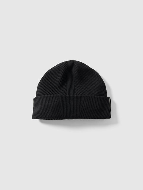 Veilance Conic Wool Toque Black, Beanies