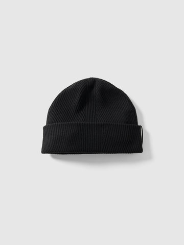 Veilance Conic Wool Toque Black, Beanies