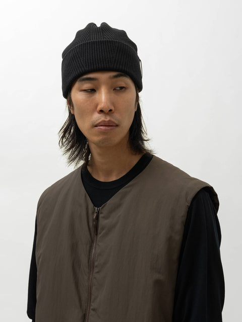 Veilance Conic Wool Toque Black, Beanies