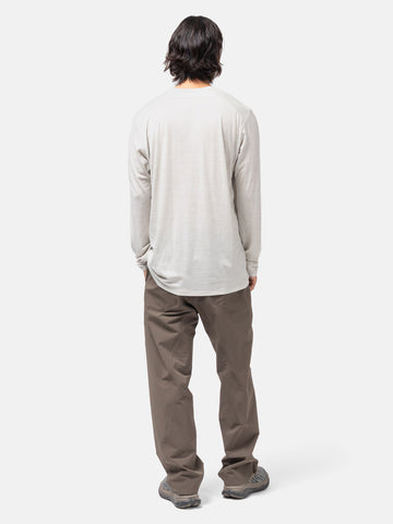 Veilance Frame LS Shirt Dark Cocoon Heather, T-Shirts