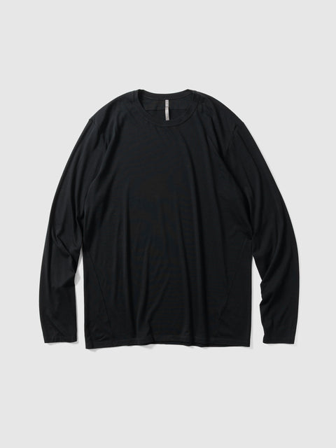 Veilance Frame LS Shirt M Black, T-Shirts