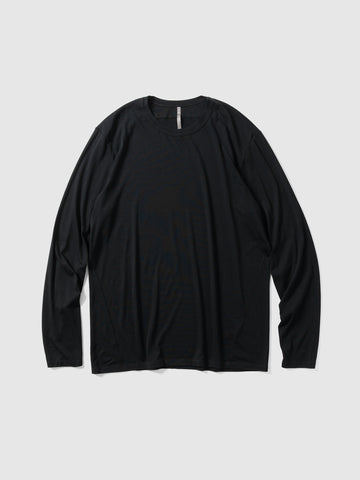 Veilance Frame LS Shirt M Black, T-Shirts