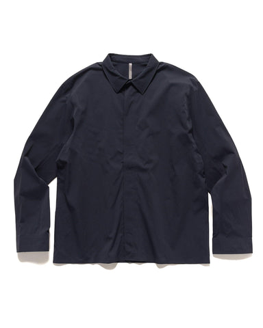 Veilance Metry LS Shirt Black Sapphire, Shirts