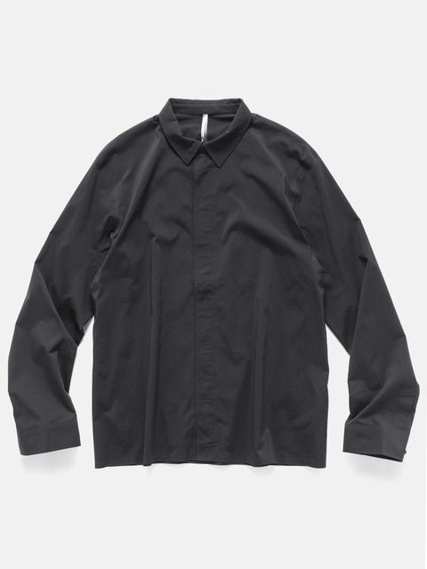 Veilance Metry LS Shirt Black, Shirts