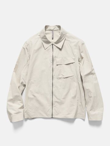 Flat shot of the front of the Veilance Spere SL Jacket M Dark Cocoon