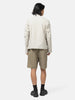 Back shot of the model wearing the Veilance Spere SL Short M Lt Gnosis