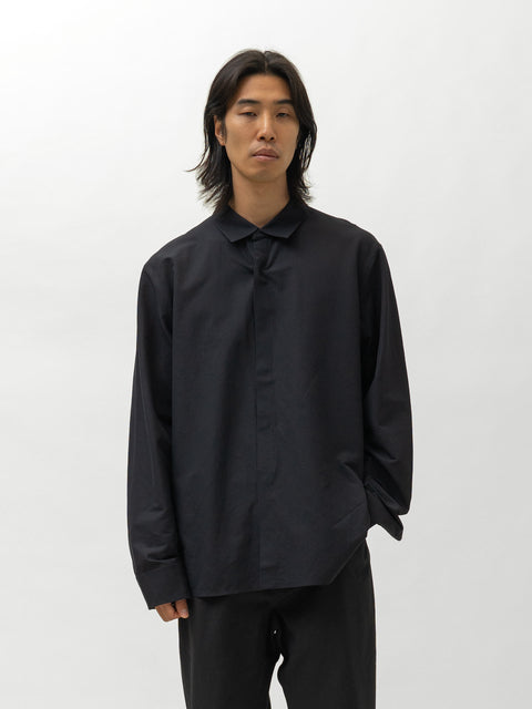 Veilance Stema LS Shirt M Black, Shirts