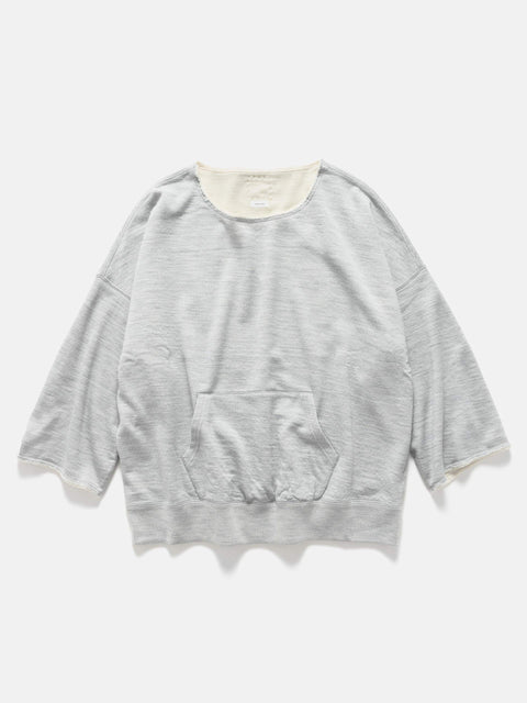 visvim Burrow Dual Sweat (Superfine) Grey, Sweatshirts
