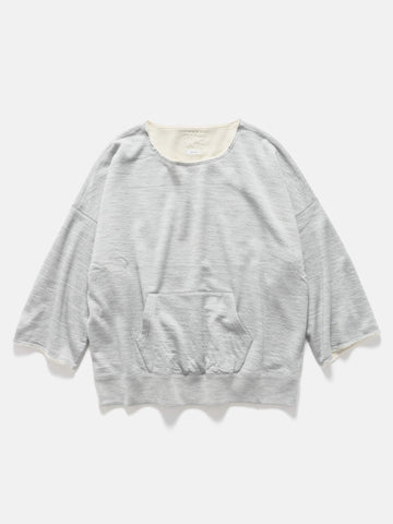visvim Burrow Dual Sweat (Superfine) Grey, Sweatshirts