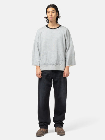 visvim Burrow Dual Sweat (Superfine) Grey, Sweatshirts