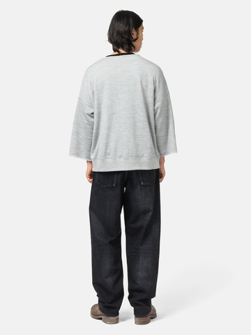 visvim Burrow Dual Sweat (Superfine) Grey, Sweatshirts