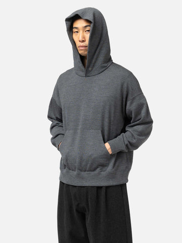 visvim Jumbo SB Hoodie P.O. (Superfine) Charcoal, Hoodies