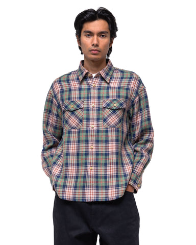 visvim Lumber Check L/S Navy, Shirts