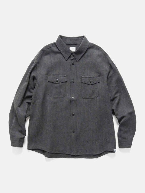 visvim Lumber Tweed L/S Charcoal, Shirts