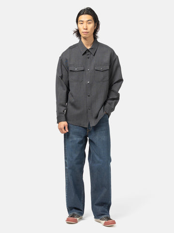 visvim Lumber Tweed L/S Charcoal, Shirts