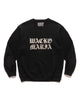 WACKO MARIA Heavy Weight Crew Neck Sweat Shirt (Type-2) Black, Sweaters