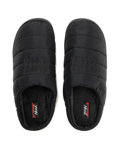 WACKO MARIA Nanga X Subu / Aurora Winter Sandal Black, Footwear
