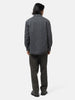 back shot of the model wearing he WTAPS Allman / LS / Cotton. Denim Black