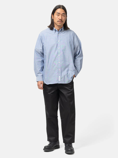 WTAPS BD 01 / LS / CTPL. Oxford. COOLMAX®. RF Blue, Shirts