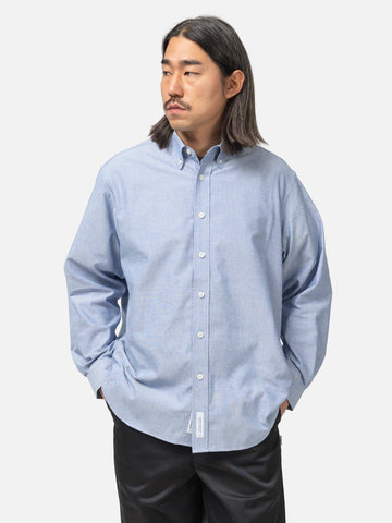 WTAPS BD 01 / LS / CTPL. Oxford. COOLMAX®. RF Blue, Shirts
