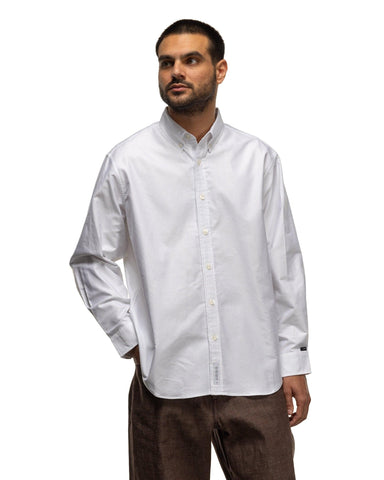 WTAPS BD 01 / LS / Oxford Shirt / Cotton. White, Shirts