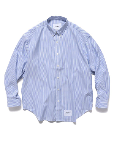 WTAPS BD 02 / LS / POLY. Oxford Shirt / Broadcloth. Coolmax / Blue, T-Shirts