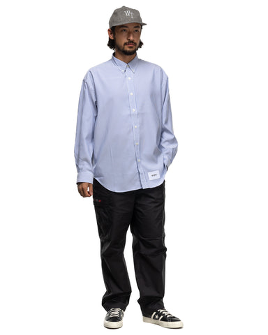 WTAPS BD 02 / LS / POLY. Oxford Shirt / Broadcloth. Coolmax / Blue, T-Shirts