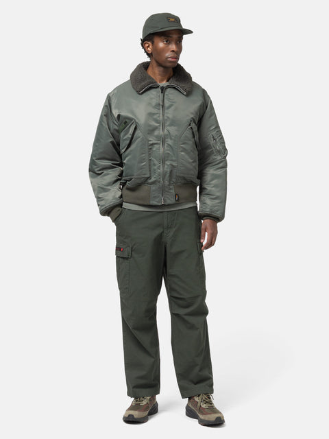 WTAPS ES / Jacket / Nylon. Satin. Cordura Olive Drab, Bomber Jackets