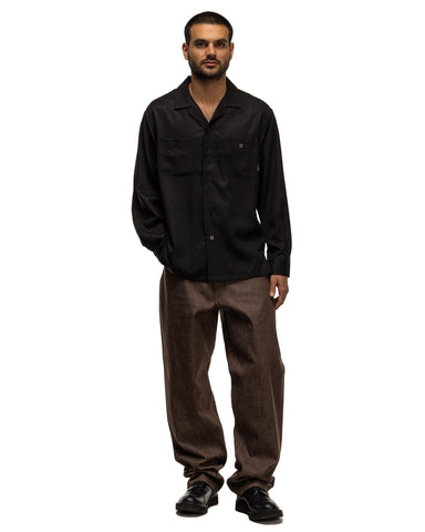 WTAPS EW / LS / Lyocell. Twill Black, Shirts