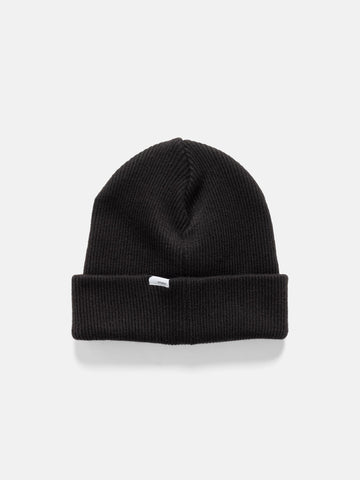 Rear view of the WTAPS FGZ Beanie in ALNY Black