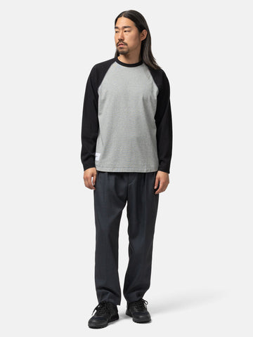 WTAPS Ian / LS / Cotton Black X Gray, T-Shirts
