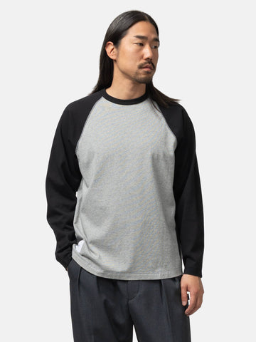 WTAPS Ian / LS / Cotton Black X Gray, T-Shirts