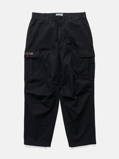 WTAPS MILT9601 / Trousers / Cotton. Ripstop Black, Pants