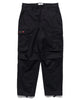 WTAPS MILT9601 / Trousers / Cotton. Ripstop Black, Bottoms