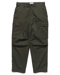 WTAPS MILT9601 / Trousers / Cotton. Ripstop Olive, Bottoms