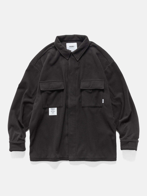 WTAPS OBJ / LS / POLY. Fleece Black, Shirts