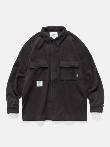 WTAPS OBJ / LS / POLY. Fleece Black, Shirts