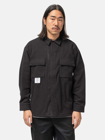 WTAPS OBJ / LS / POLY. Fleece Black, Shirts