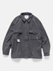 WTAPS OBJ / LS / POLY. Fleece Charcoal, Shirts