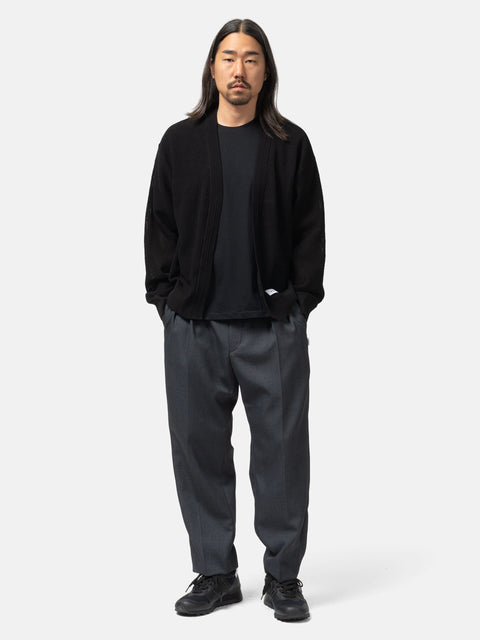 WTAPS Palmer / Sweater / Cotton Black, Cardigans